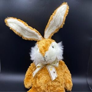 MARY MEYER Bunny Rabbit Floppy Ears Plushie Stuffy Fluffy Easter "Mr. Whiskers"